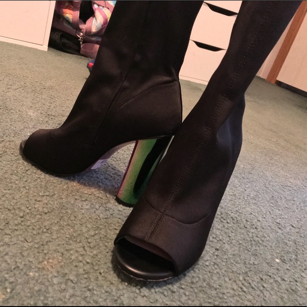 Aldo Colorful Block Heel Booties